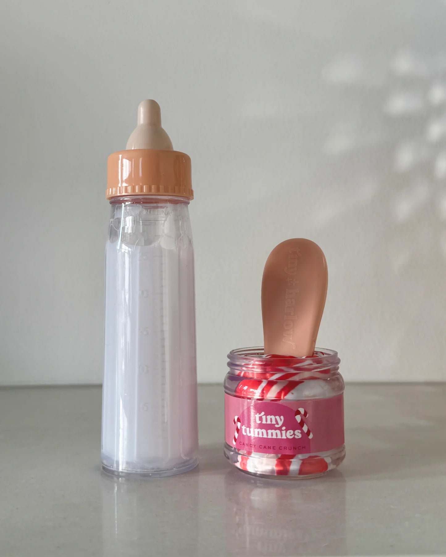 tiny harlow branded candy cane crunch christmas dolls food and magic milk bottle 