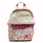 inside view of toddler backpacks, perfect for on the go and have matching accessories. can also be personalised with childs name. this print is paloma