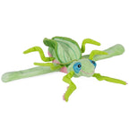 Wild Republic praying mantis plush snap band wrapped around wrist