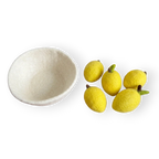 Lemons & Bowl Felt Food Set - Playtisserie