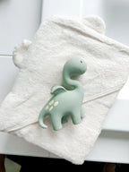 Natural rubber sensory teether for babies by Winnie Parkes Diplo the Dino Dragon