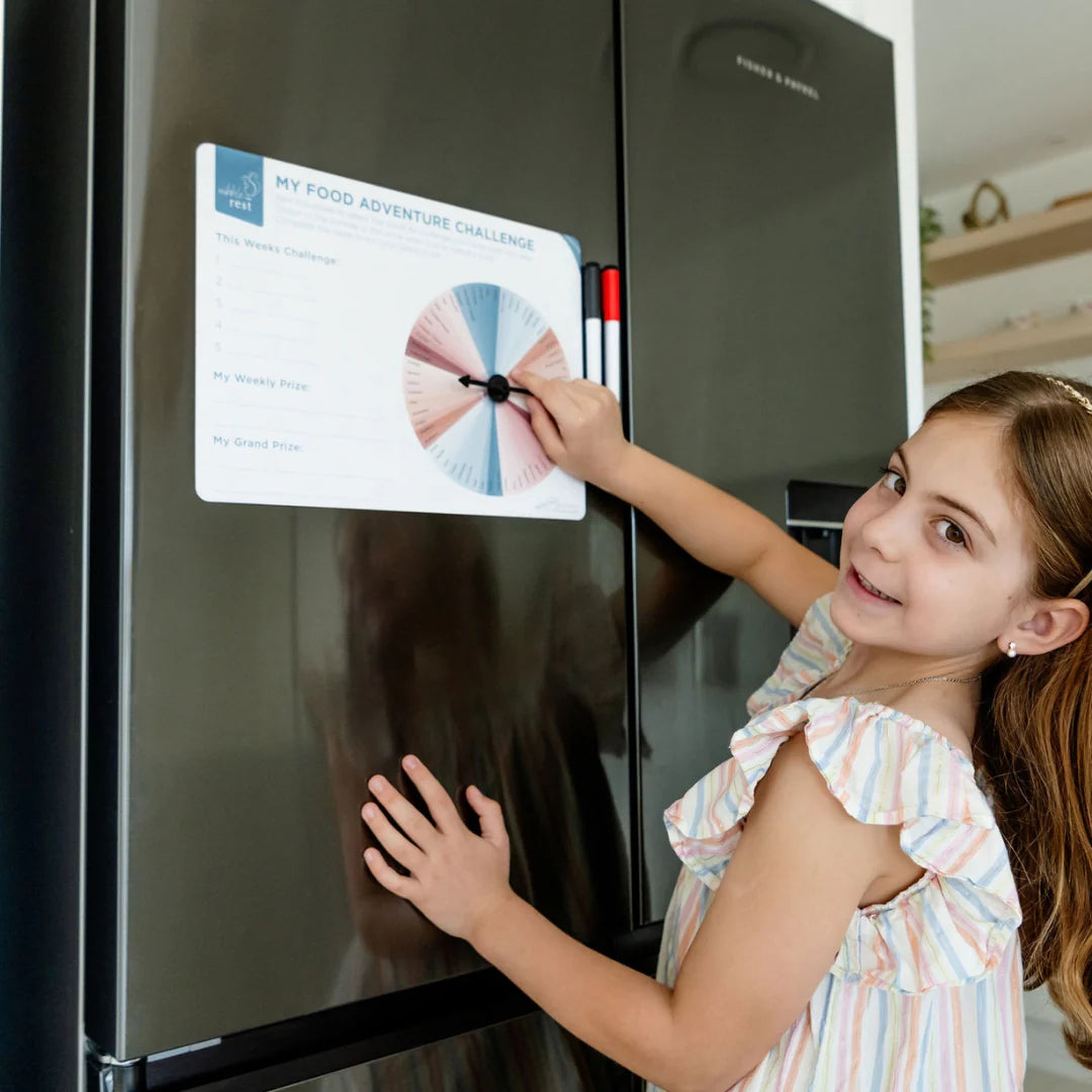 Food Adventure Challenge Fridge Magnet - Nibble & Rest
