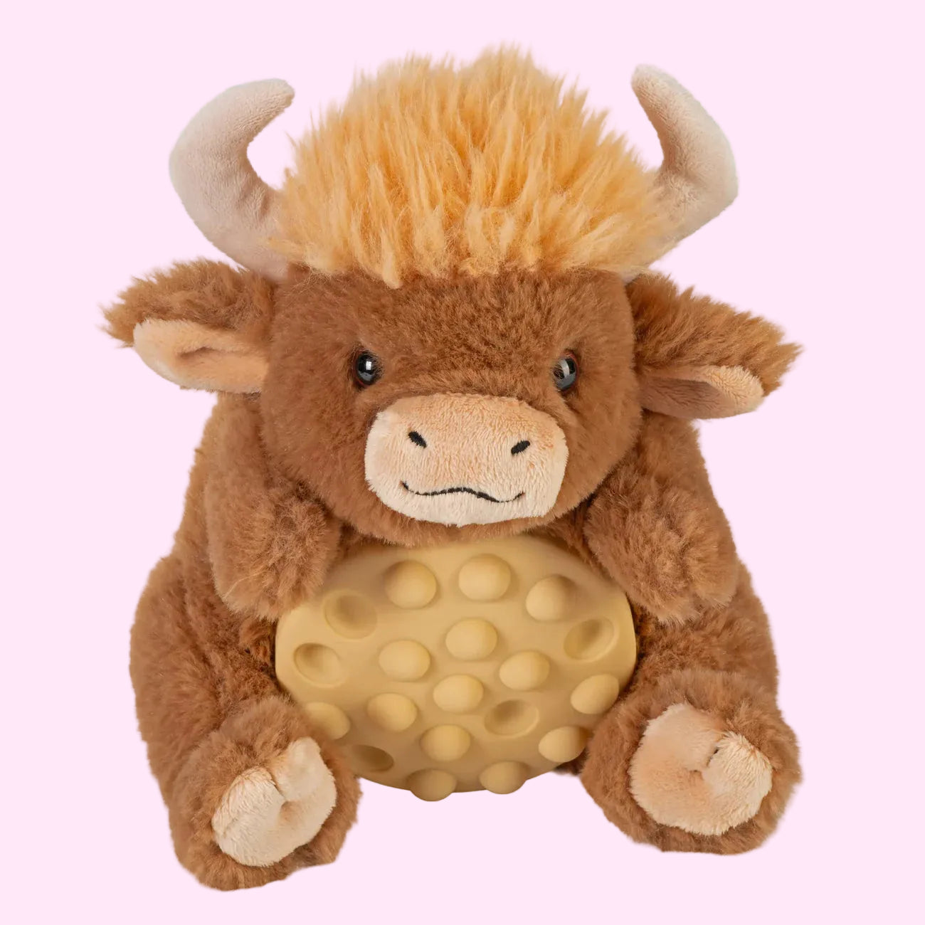 Mini Highland Cow Fidget Plush - Wild Republic