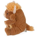 Mini Highland Cow Fidget Plush - Wild Republic