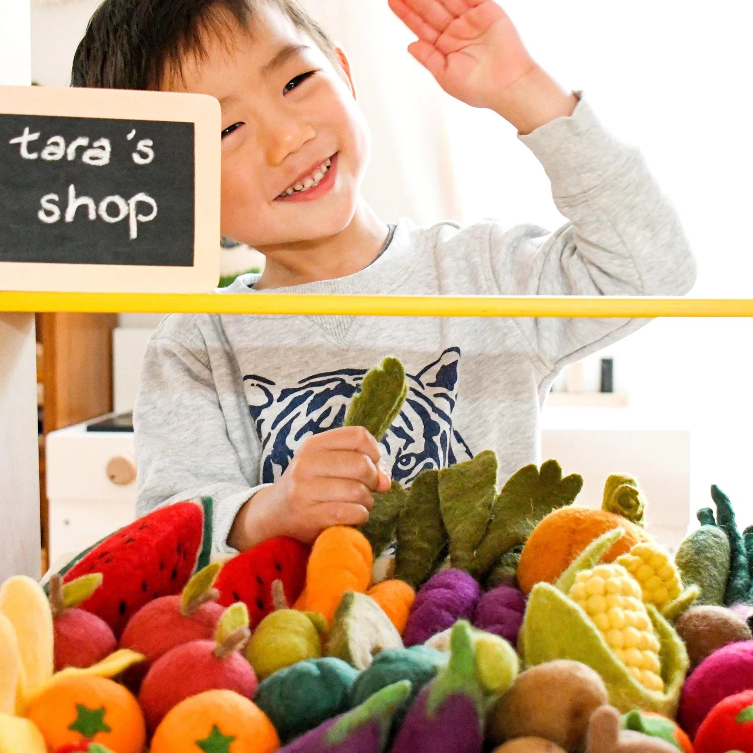 Orange Felt Food - Tara Treasures