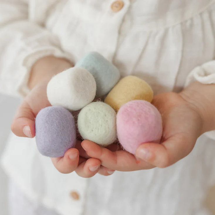 Pastel Marshmallows Felt Food - Juni Moon