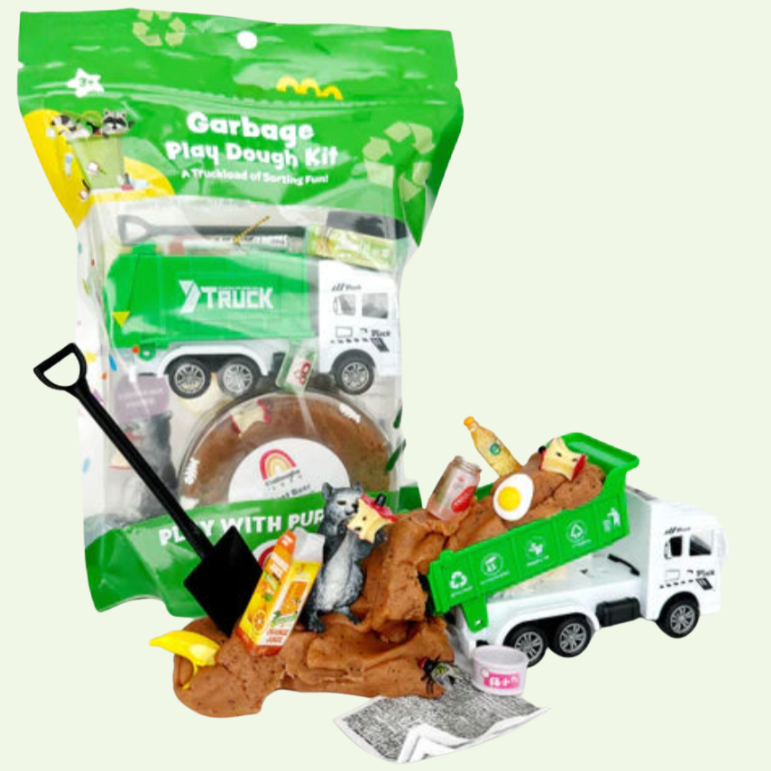 Garbage Truck Playdough Kit - Earth Grown KidDoughs