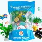 Ocean Explorer Sensory Playdough Kit - Earth Grown KidDoughs