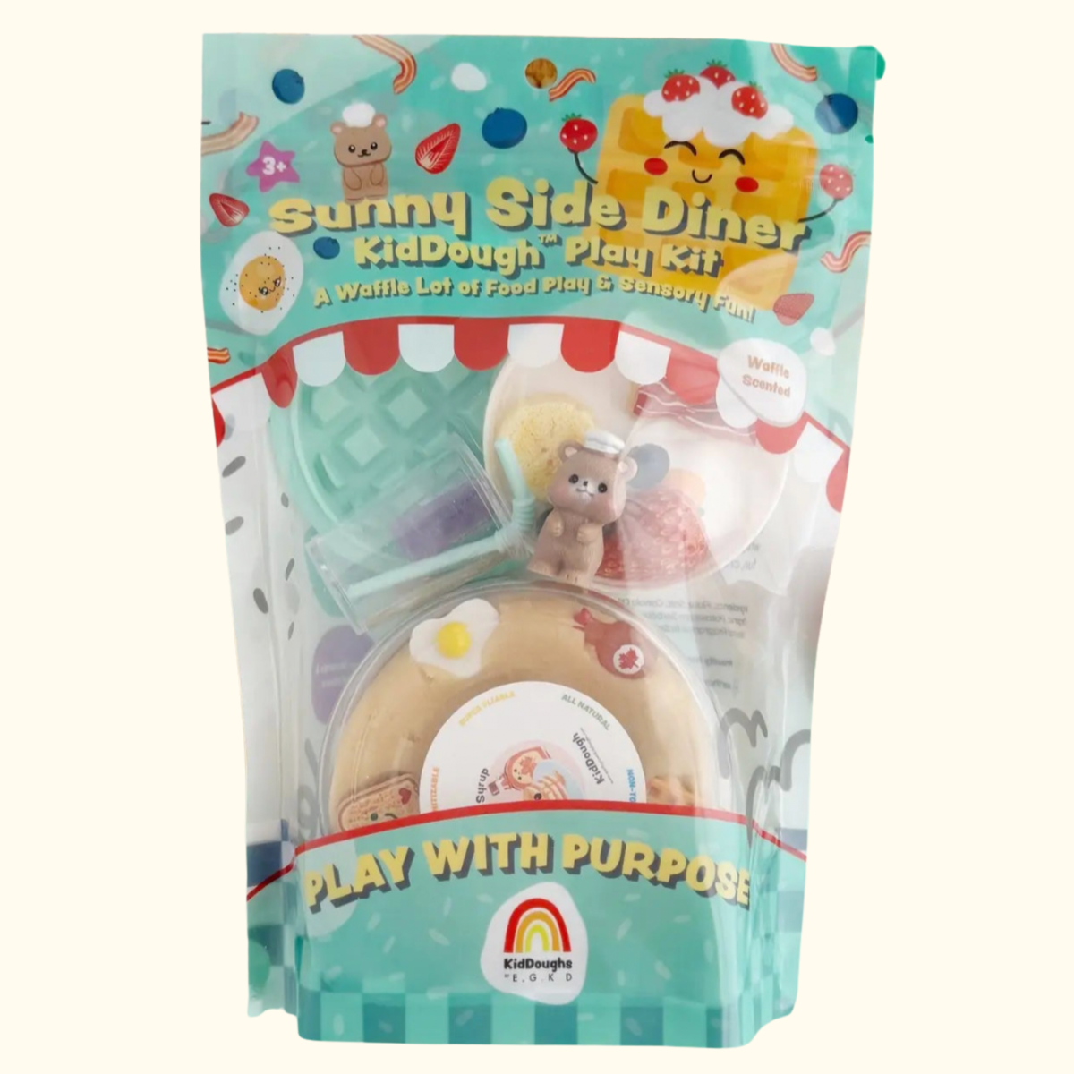 Sunnyside Diner Breakfast Playdough Kit - Earth Grown KidDoughs