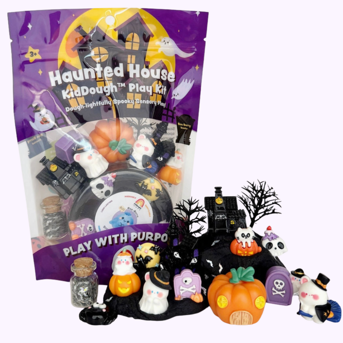 Haunted House Halloween Playdough Kit - Earth Grown KidDoughs