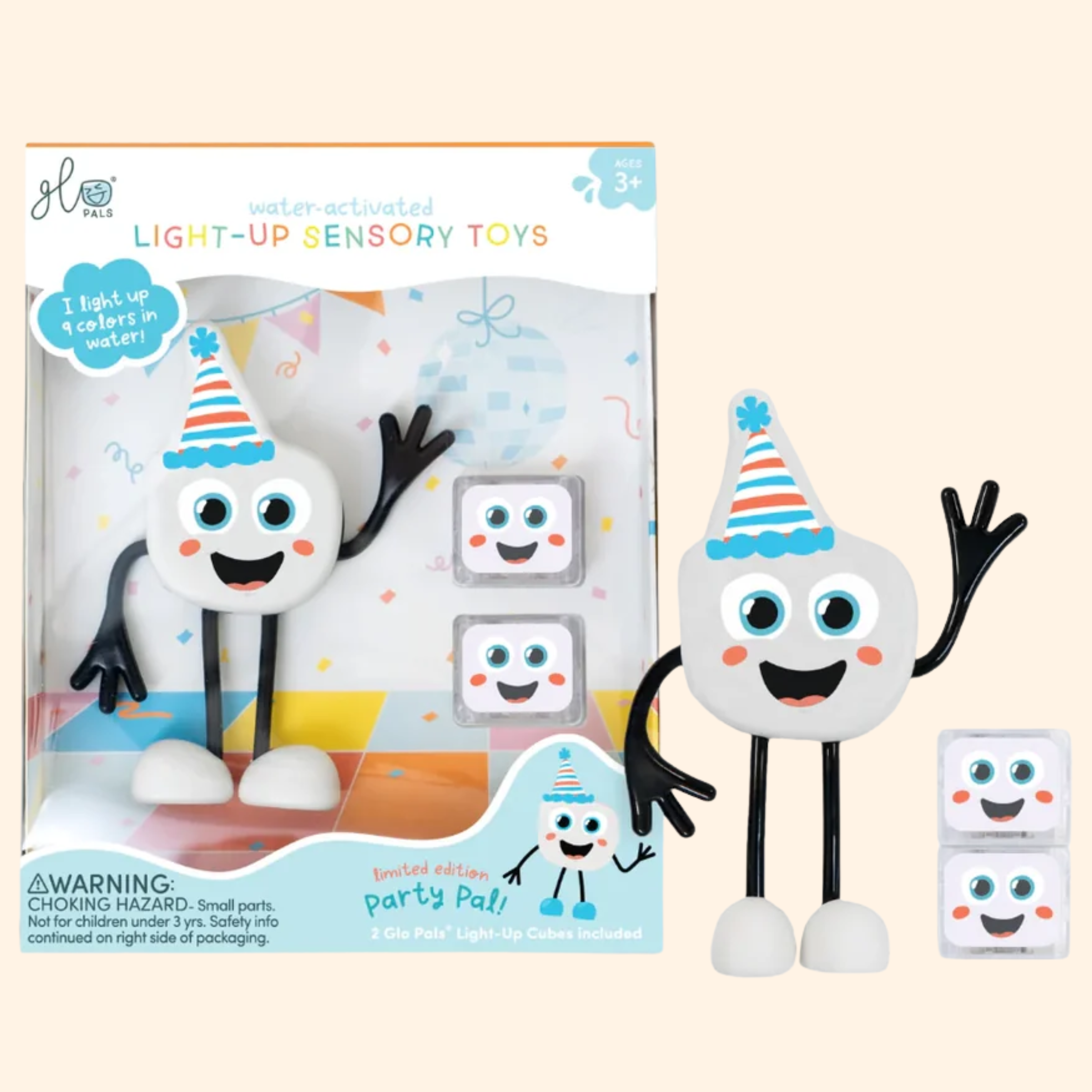 Party Pal Glo Pal Character Light Up Cubes - Jellystone Designs