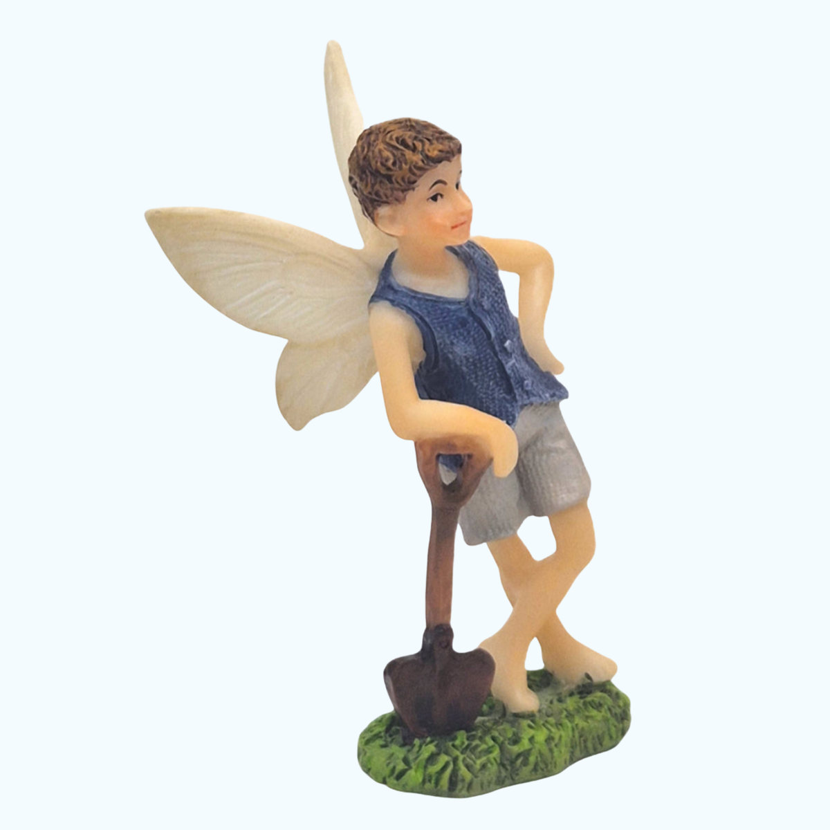 Gardening Fairy with Shovel - Fairy Garden
