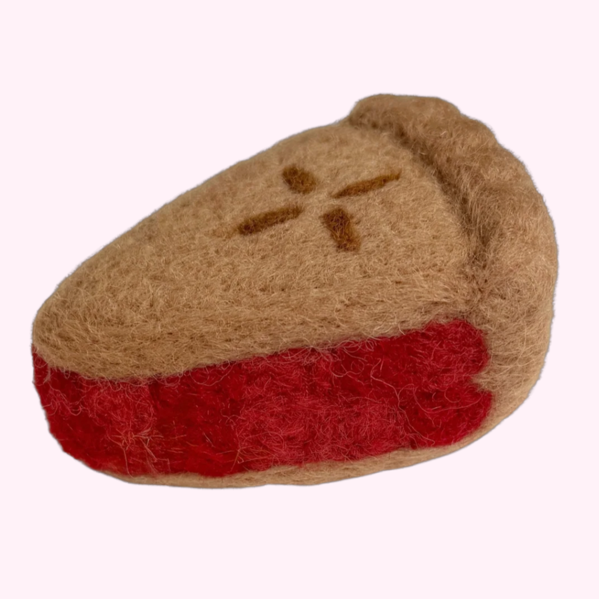 Cherry Felt Pie Slice - Playtisserie