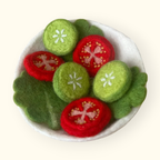 Salad & Plate Felt Food Set - Playtisserie
