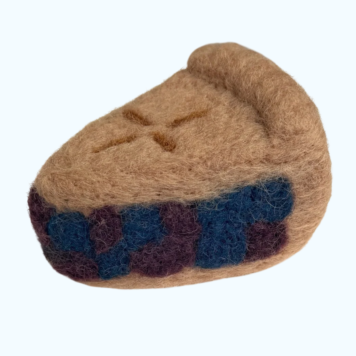 Blueberry Felt Pie Slice - Playtisserie