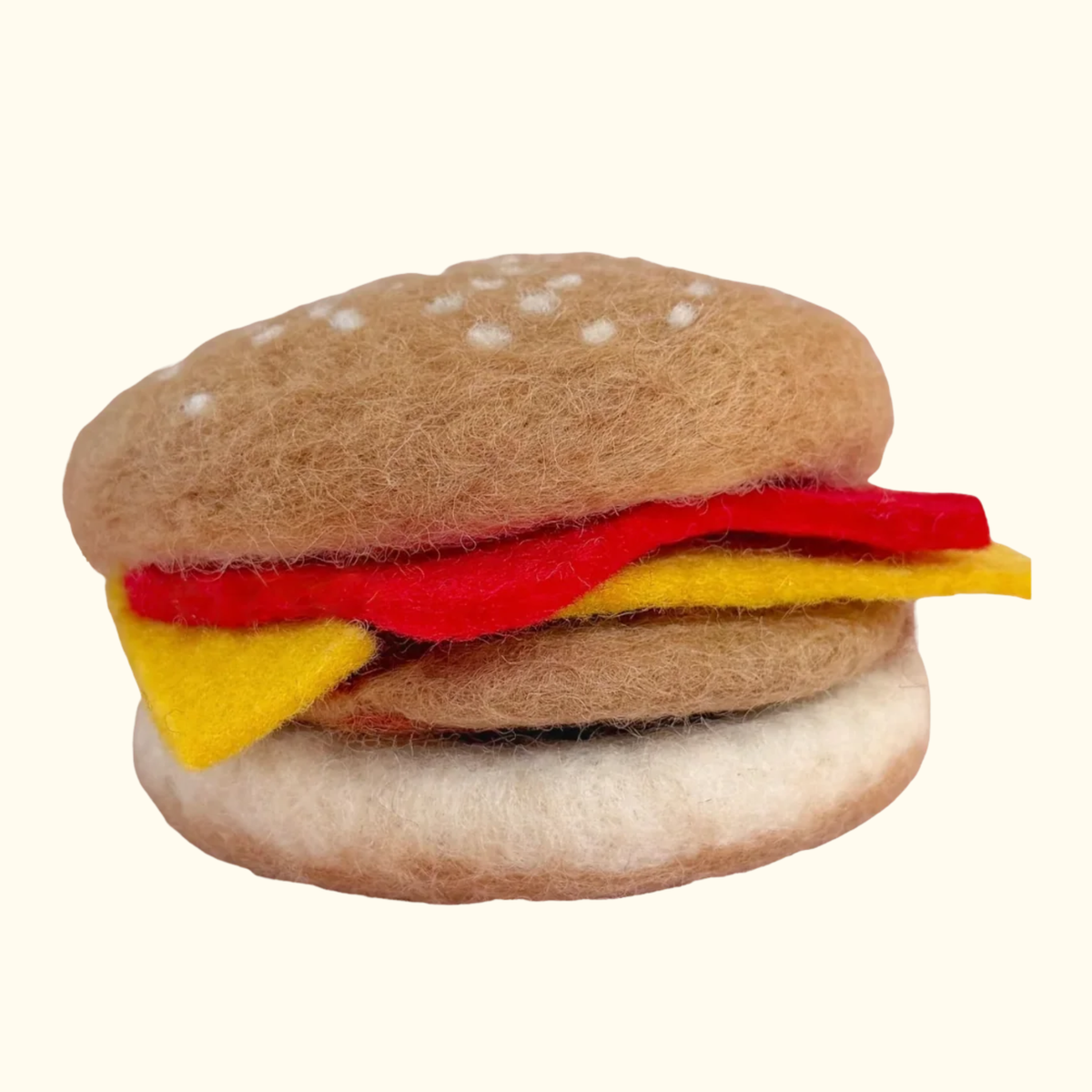 Cheeseburger Felt Food - Playtisserie