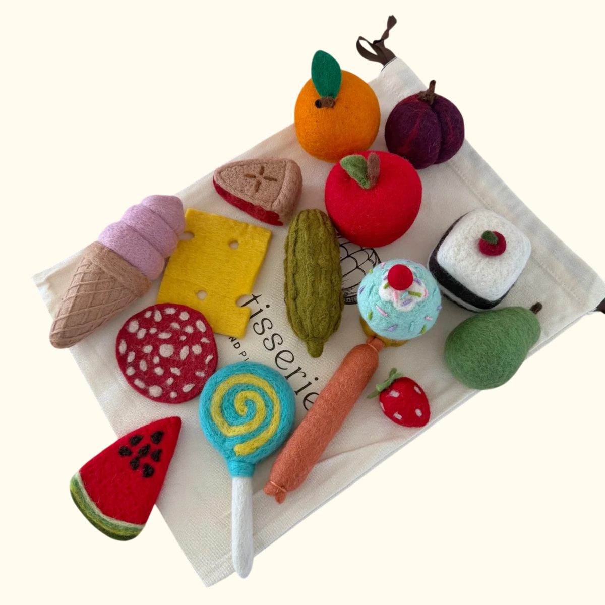 Hungry Caterpillar Felt Food Set - Playtisserie