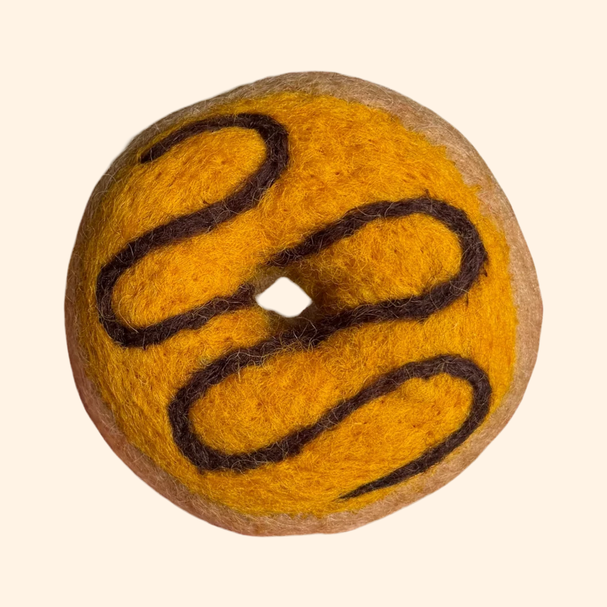 Pumpkin Spice Felt Donut - Playtisserie