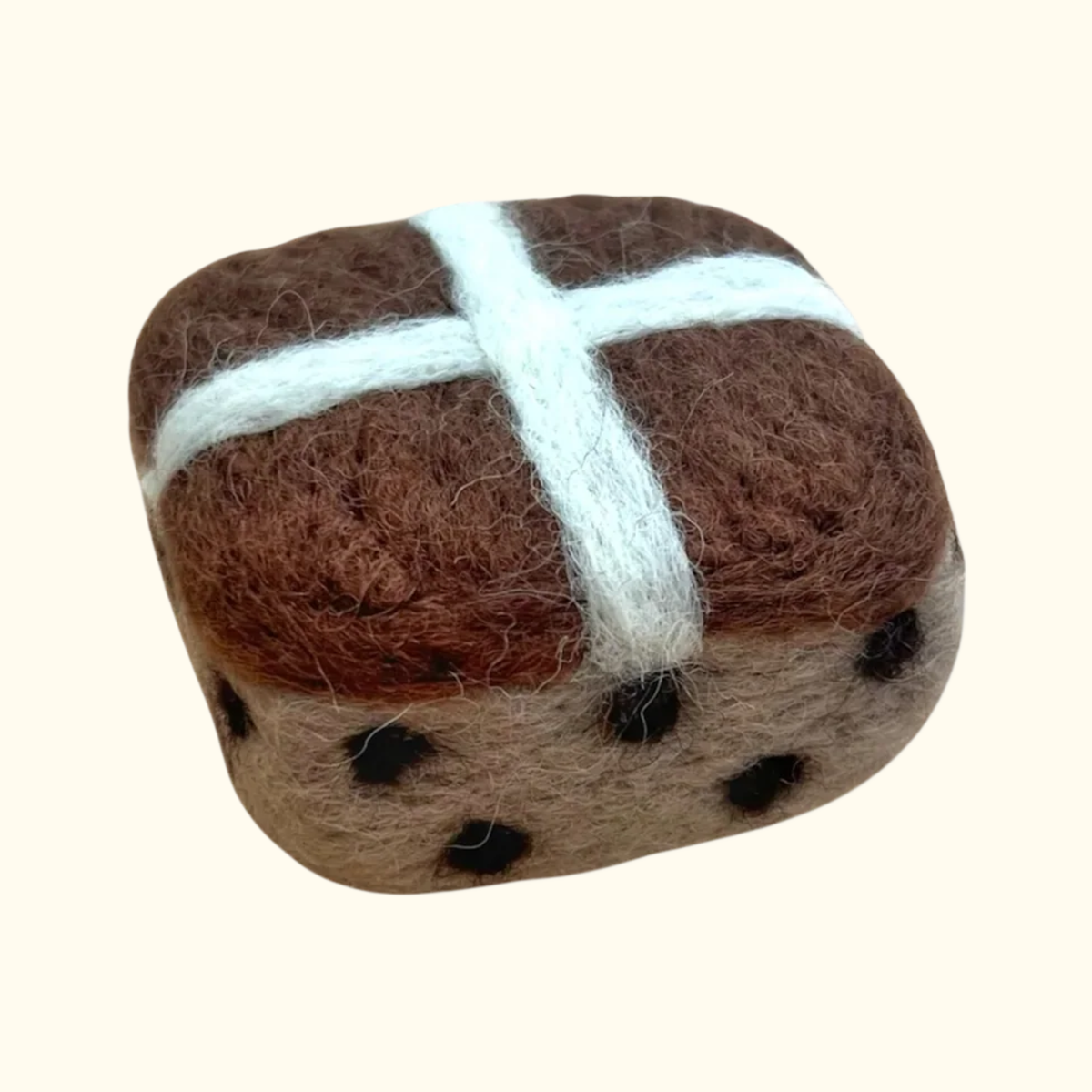 Felt Hot Cross Bun - Playtisserie