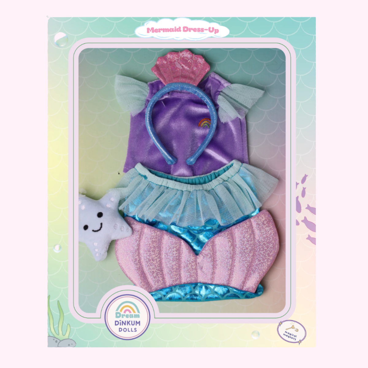 Mermaid Dinkum Doll Costume Set - Olli Ella