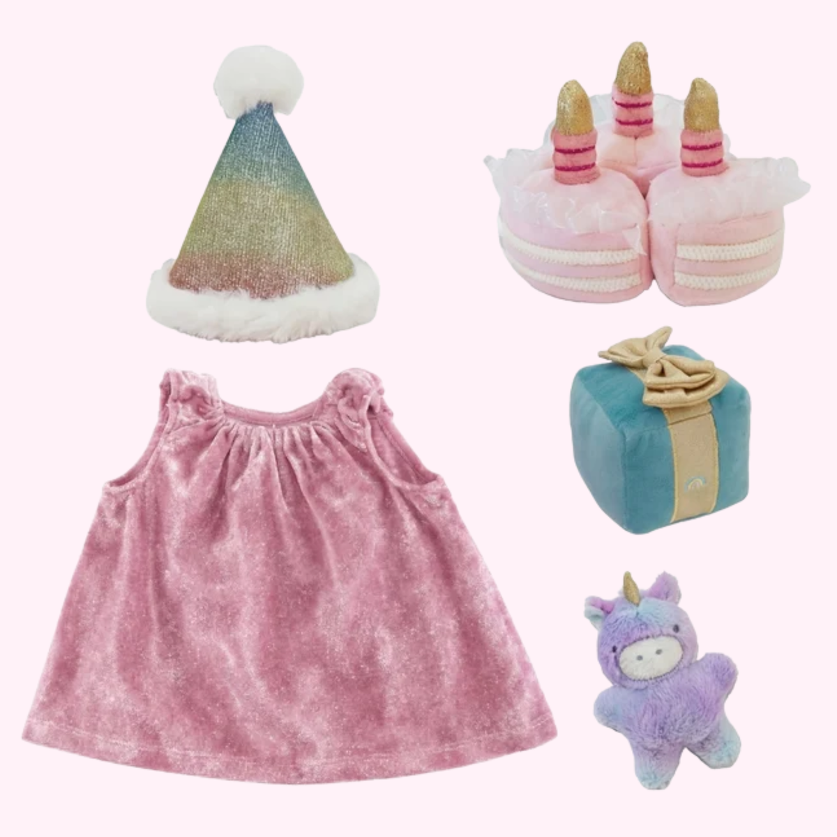 Happy Birthday Dinkum Doll Costume Set - Olli Ella