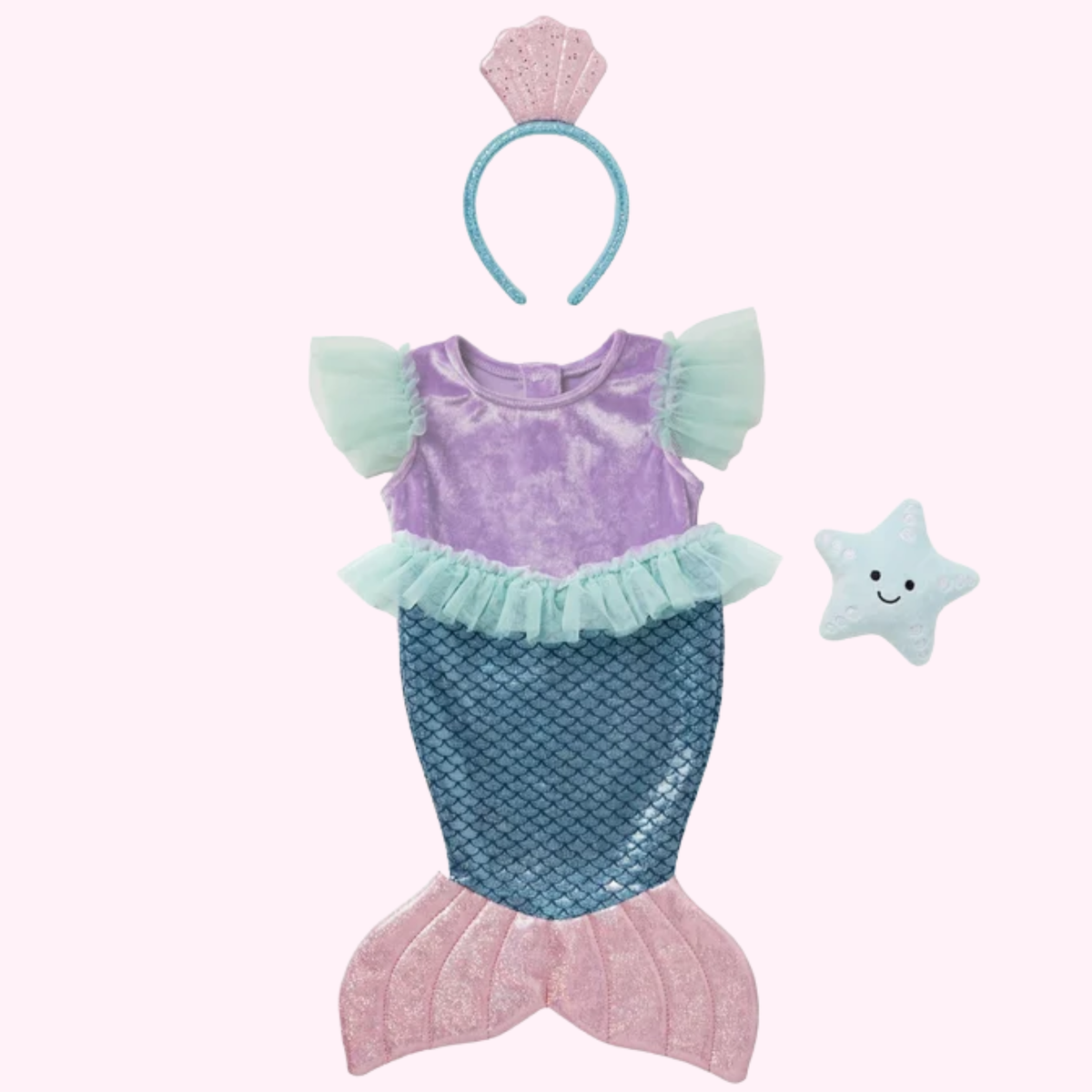 Mermaid Dinkum Doll Costume Set - Olli Ella