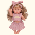 Croissant Stripe Dolls Outfit Set - SALLI Collective