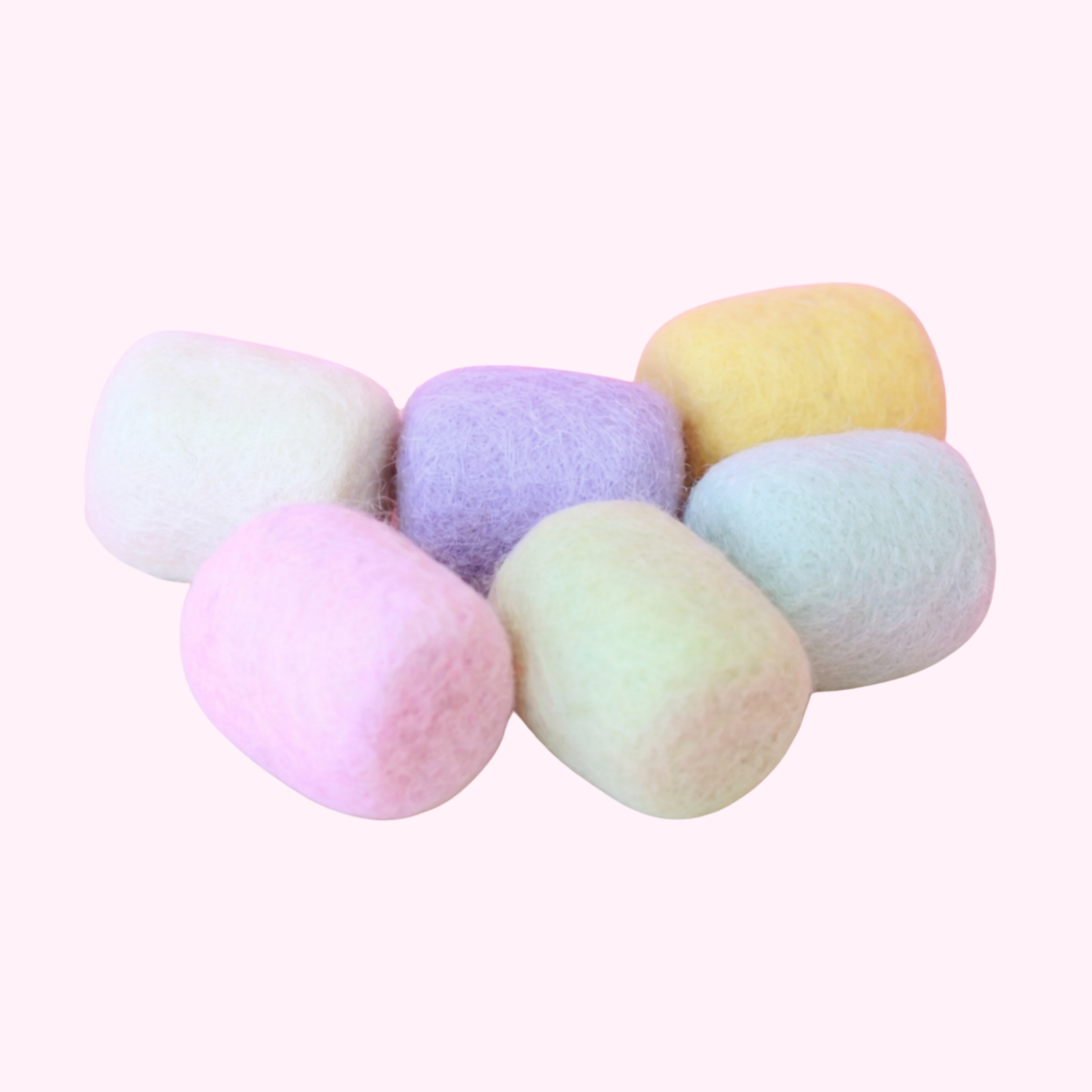 Pastel Marshmallows (Set of 6) Felt Food - Juni Moon