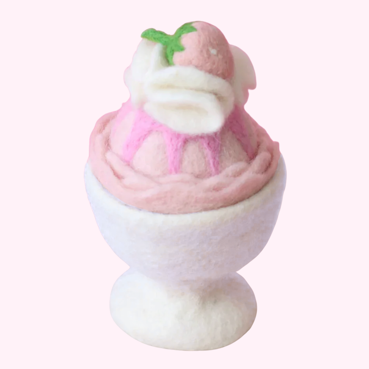 Strawberries & Cream Sundae Felt Food - Juni Moon