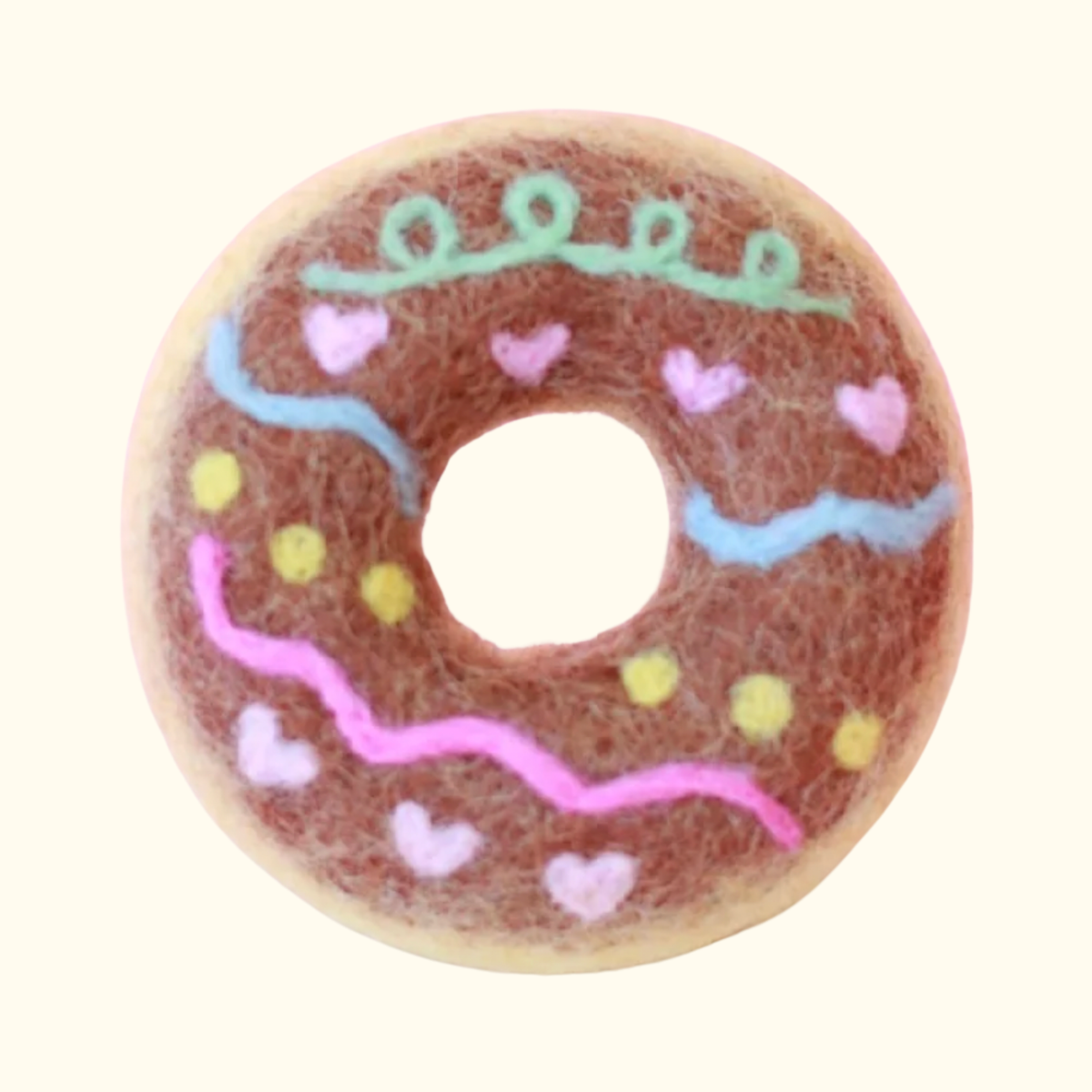 Chocolate Party Felt Donut - Juni Moon