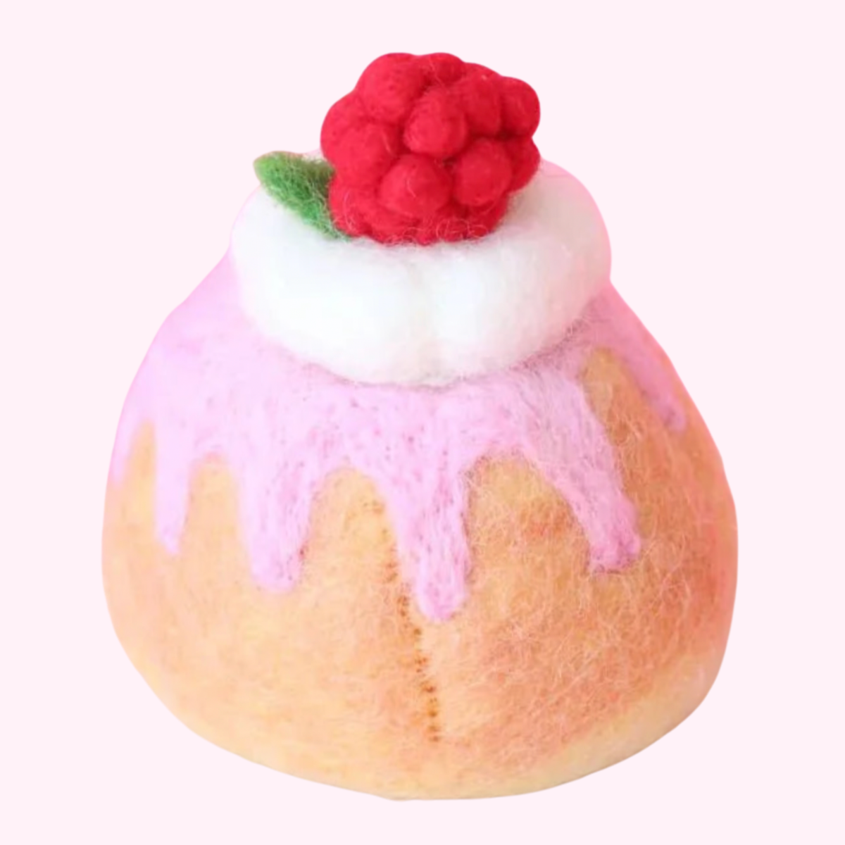 Raspberry Felt Sponge Cake - Juni Moon