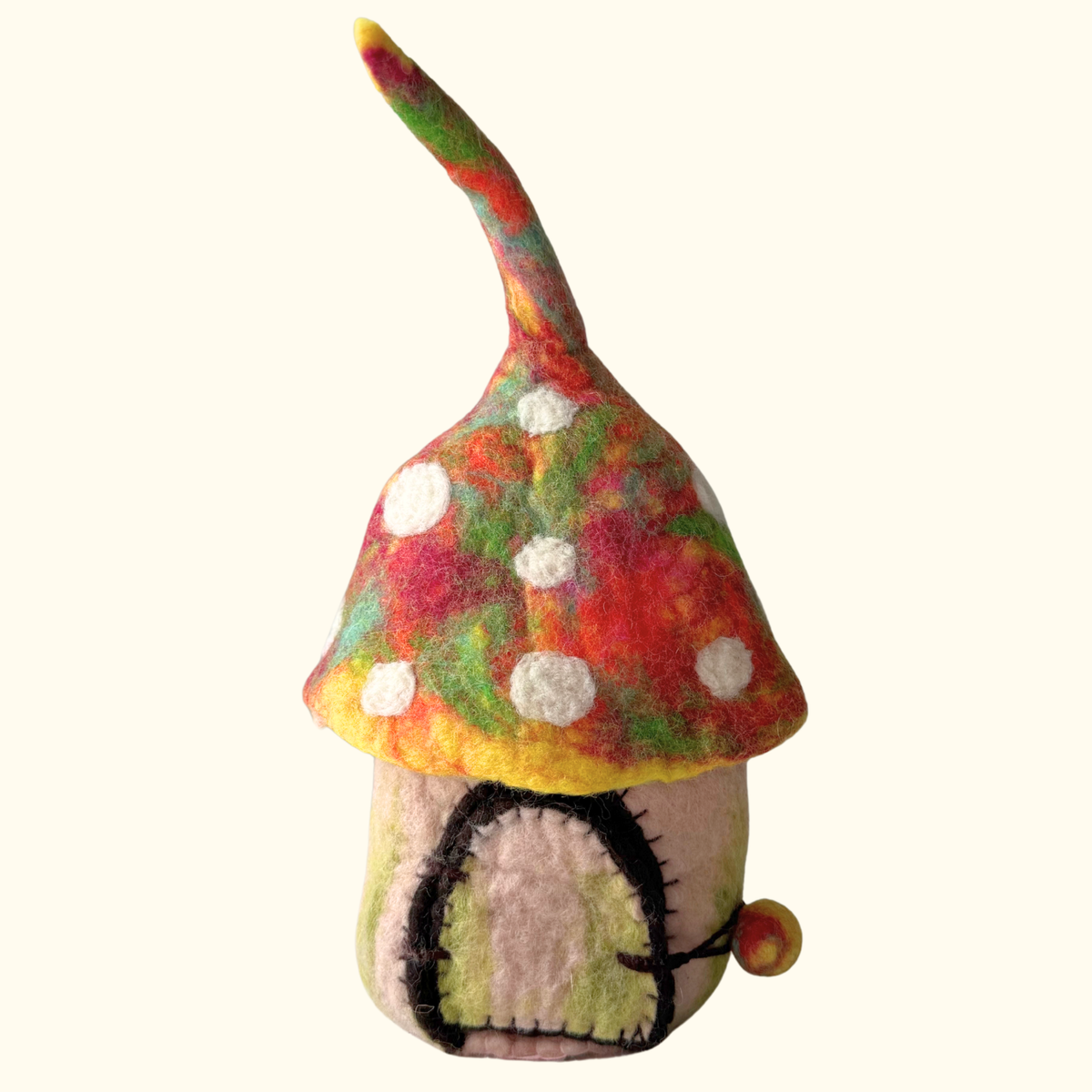 Felt Rainbow Toadstool Home – Himalayan Felt Co