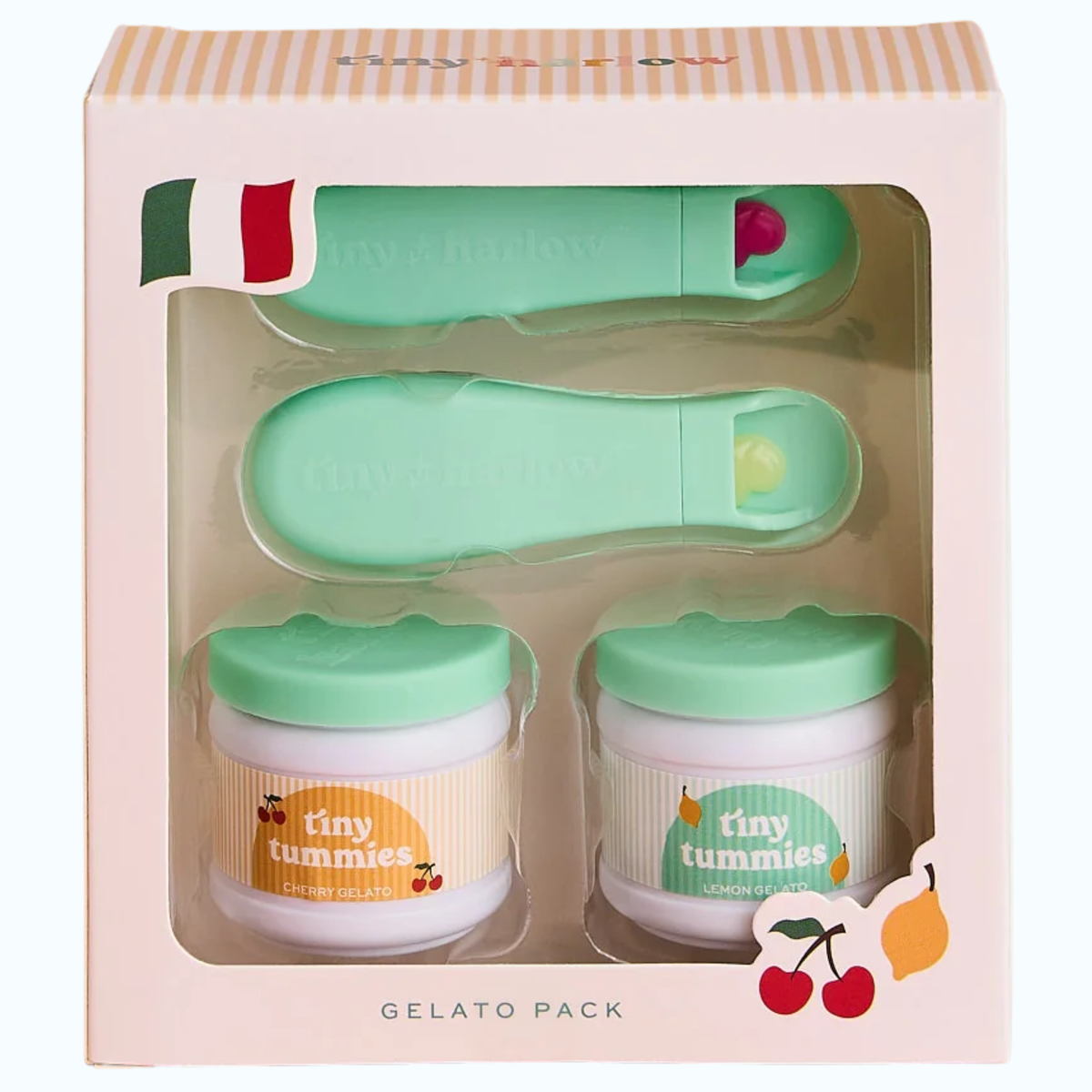 Lemon Sorbet & Cherry Gelato Pack Tiny Tummies Doll Food - Tiny Harlow