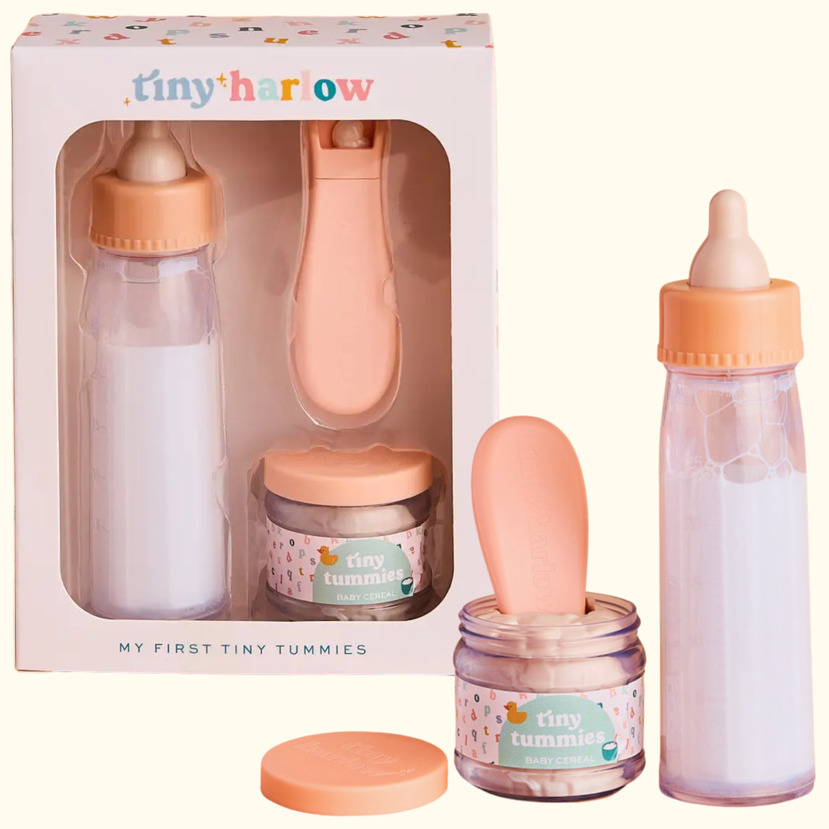 Milk & Cereal Dolls My First Tiny Tummies Set - Tiny Harlow