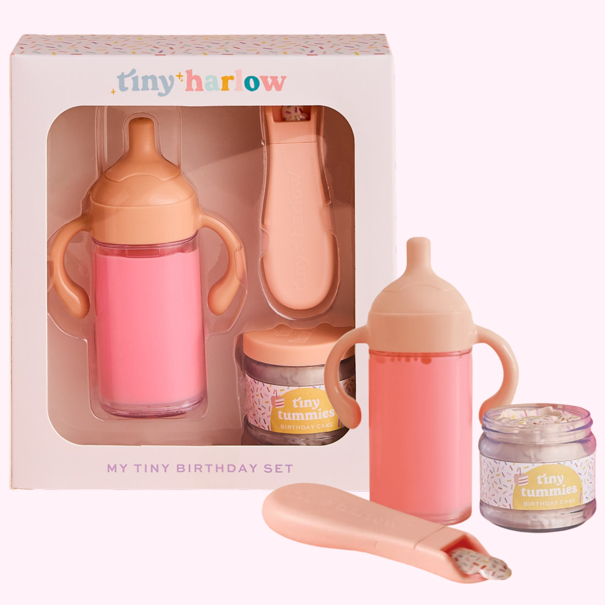 Tiny Birthday Doll Food Set - Tiny Harlow