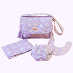 Lilac Daisy Tiny Nurturer Doll Nappy Bag Set - Tiny Harlow
