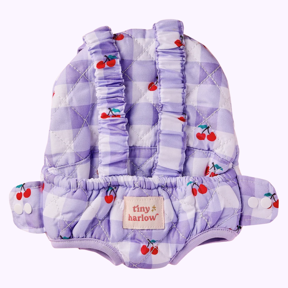 Cherry Gingham Baby Doll Wearer - Tiny Harlow