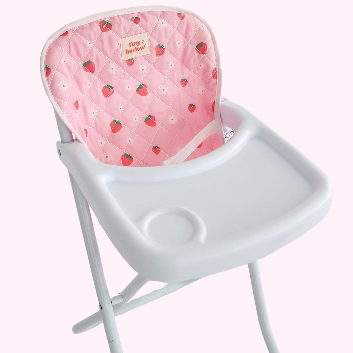 Stawberry Picnic Baby Doll Highchair - Tiny Harlow
