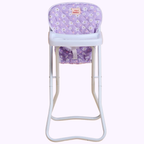 Lilac Daisy Baby Doll Highchair - Tiny Harlow