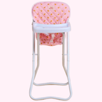 Pink Ducky Baby Doll Highchair - Tiny Harlow