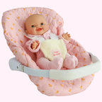 Pink Ducky Baby Dolls Car Seat Capsule - Tiny Harlow