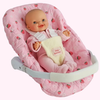Strawberry Picnic Baby Dolls Car Seat Capsule - Tiny Harlow