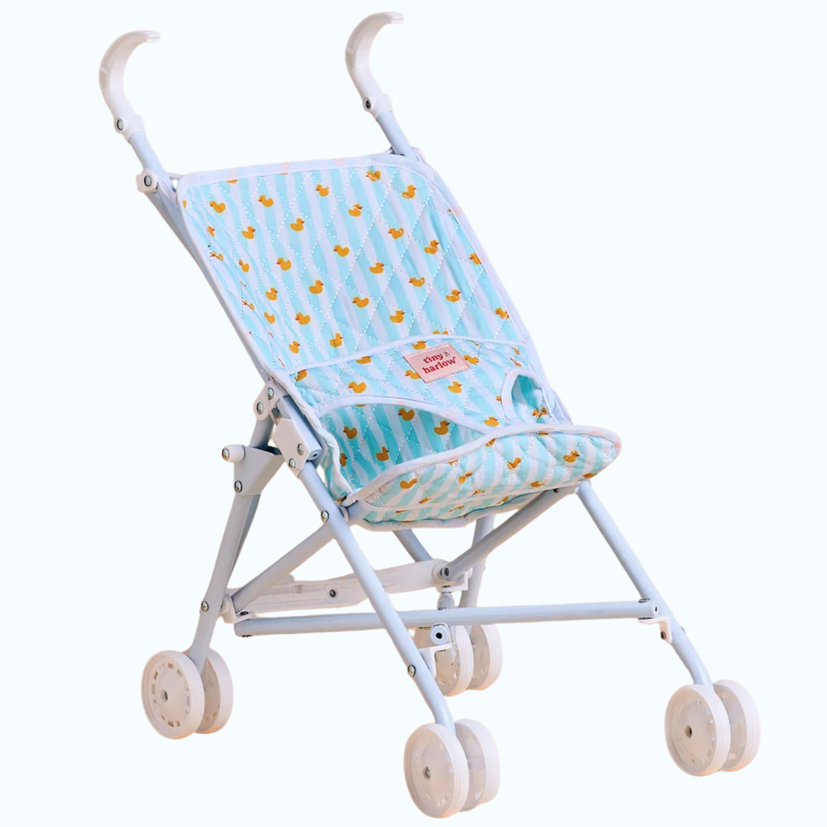 Blue Ducky Folding Baby Doll Stroller - Tiny Harlow