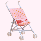 Pink Ducky Folding Baby Doll Stroller - Tiny Harlow