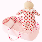 Strawberry Baby Doll & Carrier Bundle - Alimrose