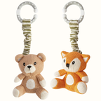 Bear & Fox Play Gym/Stroller Toys - Living Textiles
