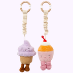 Ice Cream & Cupcake Mini Market Play Gym/Stroller Toys - Living Textiles