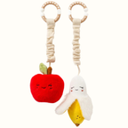 Apple & Banana Mini Market Brunch Play Gym/Stroller Toys - Living Textiles