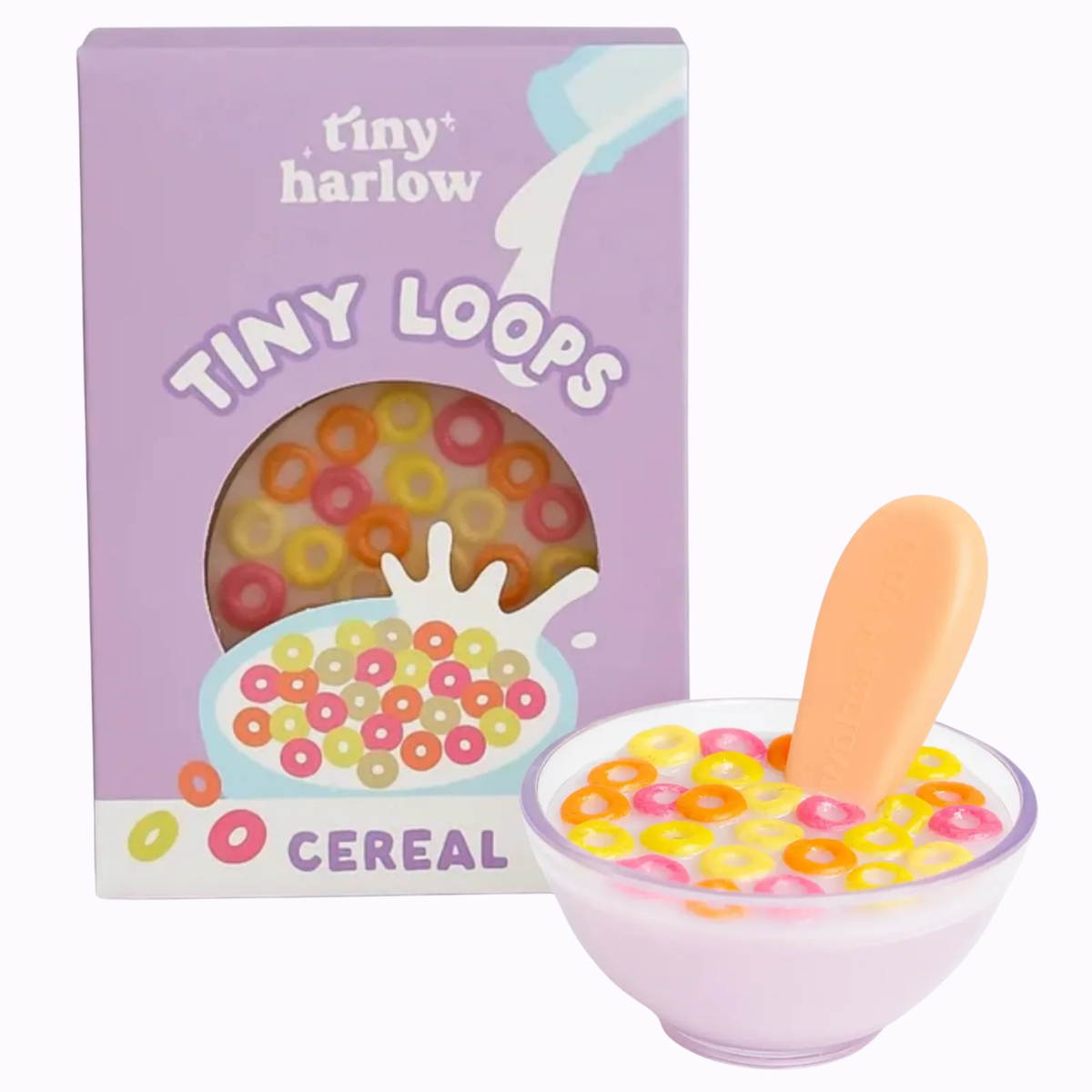 Cereal Bowl Tiny Loops Doll Food - Tiny Harlow