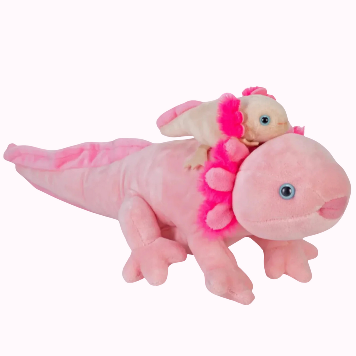 Axolotl Mum & Baby Detachable Plush Duo - Wild Republic